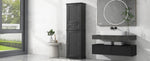 ZUN Tall Bathroom Storage Cabinet, Freestanding Storage Cabinet with Drawer and Adjustable Shelf, MDF 79351071