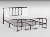 Classic Full Platform Bed Dark Bronze Finish Metal Frame Bedroom Furniture 1pc B011P263748