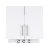 Wall Storage Cabinet Alikuri, Four Cabinets, White Finish B092123122