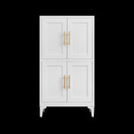 ZUN White Metal Kitchen Storage, Kitchen Pantry Storage with Doors and Shelves, Storage W328P194192