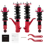 ZUN MaXpeedingrods 24 Level Damper Coilovers Suspension Kit For Honda Civic 01-05 C2406240604 88021750