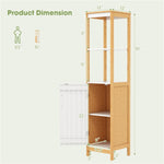 ZUN Vertical bathroom cabinet, bathroom storage rack 17858705