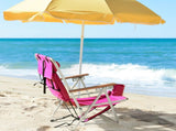 Folding Beach Chair Set of 2 for Adults, 4 Position Portable Backpack Foldable 56591566