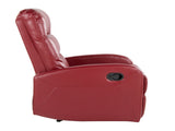 Dormi Contemporary Recliner Chair in Red Faux Leather by LumiSource B202P223699