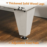 33.6" Retro Wooden Sideboard Buffet Cabinet with Storage, Symmetrical Geometric Accent Display W1801P346237