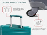 Luggage Sets New Model ABS Hardshell 3pcs Clearance Luggage Hardside Lightweight Durable Suitcase N726P281629W
