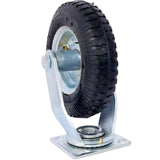4PCS 8IN CASTER pneumatic tire, Caster Wheel, Swivel Plate, Steel Hub with W465130461