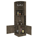 Seattle Bar Cabinet, Eight Bottle Cubbies, Two Large Open Shelves B128P176131