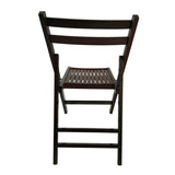 Furniture Slatted Wood Folding Special Event Chair - Cherry, Set of 4, FOLDING CHAIR, FOLDABLE STYLE W49539774