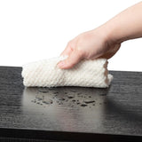 Black Wood Grain Density Board Three Drawers Wooden Filing Cabinet 04676265