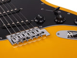 GST Stylish Electric Guitar Kit with Black Pickguard Orange 77730994