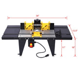 Electric Benchtop Router Table Wood Working Tool,black W46564537