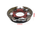 Dexter K23-410-00 Left Hand Driver Side Hydraulic Brake Assy 12-1/4" x 3-3/8" 9-10K Lbs 7 Bolt 09609083