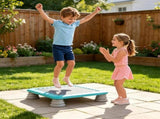 25.5 Inch Kids Mini Trampoline with Non-Slip EVA Jumping Surface, Rounded Edge PU Foam Foot Pads 79450087