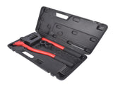 Red Manual Knockout Hole Punch Driver Kits Lever Sheet Metal Stud Punch with Dies for Pipe Sizes 49253476