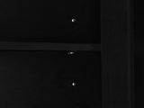 Storage Cabinet with Two Doors for Bathroom, Office, Adjustable Shelf, MDF Board, Black 55344255
