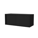 Anegam Floating Cabinet with Sliding Door, Black B128P244998