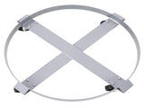 4Pcs Dolly for 55 Gallons,Barrel Dolly with 4 Swivel Caster Wheels,Heavy Duty Steel Frame W46577449