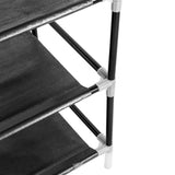 10 Tiers Shoe Rack with Dustproof Cover Closet Shoe Storage Cabinet Organizer Black 93222617