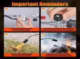 180,000 BTU Propane Torch Weed Burner with 10FT Hose, 3362 High Intensity Trigger Start Torch for 55315781
