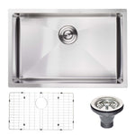ZUN 27" L X 18" W Undermount Kitchen Sink With Sink Grid W122546261