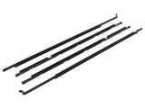 Door Belt Molding Weatherstrip Set for 1995-2002 Toyota Corolla 1.8L Front Rear 75710-02050 72638917