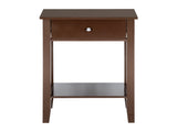 Two-layer Bedside Table Coffee Table with Drawer Coffee 03177153