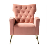 ZUN Abadiana Accent Chair-PINK W1137P196539