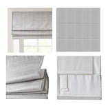 Basketweave Room Darkening Cordless Roman Shade B03598228