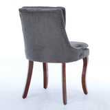 Modern Dining Set of 2,Double-layer Cushioned Chenille fabric Upholstered Accent Side Leisure W1143P207920