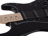 GST Stylish Electric Guitar Kit with Black Pickguard Black 55121825