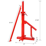 Portable Manual Tire Changer 8" to 16" Tire Changer Bead Breaker Mounting Tool Manual Steel Tire 82470620