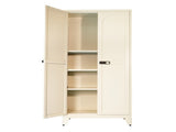 71'' 2 Shapely Door Cabinet With Lock, Metal Storage Cabinet with Doors and Adjustable Shelves, for 07106939