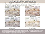 6 Piece Dining Table Set with Bench, Wooden Rectangular Kitchen Table Set with Bench and 4 16237770