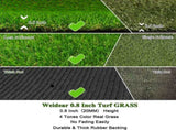 6FTx10FT Artificial Grass Turf 0.8" Indoor Outdoor ,Fake Grass with Drain Holes, for Dog and 63164374