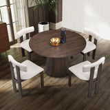 Wooden Dining Chairs Set of 2, Modern Boucle Upholstered Side Chairs,Mid Century Modern W2582P188305