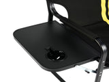 46.46" x 20.87" x 33.46" Folding Camping Chair with Side Table & Insulated Cooler Bag, Spray-Coated 53355141