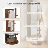 Full-body mirror, solid wood rubber wood glass, 19.6*68.8in Large mirror W2987P225479