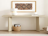 U_STYLE Stylish Console Table with Pine Veneer Geometric Legs,Suitable for Living Room, Study N711P289142K