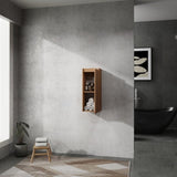 12" Bathroom Side Cabinet,Soft Close Doors,Float Mounting Design, W999P196498