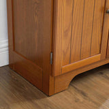 72.4" Tall Storage Cabinet Tall Storage Cabinet with 8 Doors and 4 Shelves ,Bookshelf Living Room, W2275P269080