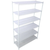 ZUN 6 Tier 6000lbs Capacity NSF Metal Shelf Wire Shelving Unit, Heavy Duty Adjustable Storage Rack with W465142121