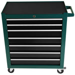 ZUN 7-Drawer Rolling Cart, Rolling Box on Wheels, Lockable Home Repair Storage Organizer, W1239132622
