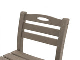Set of 2 HDPE Armless Outdoor Dining Chairs, All-Weather Patio Side Chairs for Backyard/Deck/Porch W3566P437110