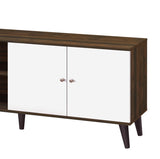 Amidon TV Stand TVs up to 63", with 2 Storage Shelves& 1 Cabinet, Modern Entertainment Centre B2735P297796