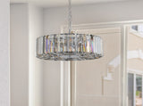 Modern Crystal Chandelier for Living-Room Round Cristal Lamp Luxury Home Decor Light Fixture W1340P189405