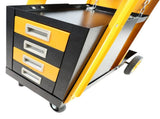 Multi-function welder trolley, MIG TIG ARC plasma cutter storage tank with 2 safety chains, portable 64948607