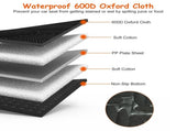 Waterproof Dog Backseat Protector, 6 Layers Construction, Hard PP Support Board, Built-in Storage 84366132