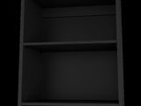 Zachary Black 5-Shelf Slim Bookcase B062P175813
