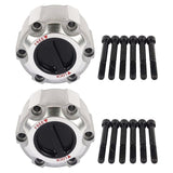 2pcs Manual Locking Hubs -28 Spline for Nissan D21 Frontier Pathfinder Pickup Titan Xterra 65391477